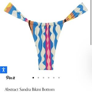NWT Montce abstract Sandra bikini bottom - Medium
